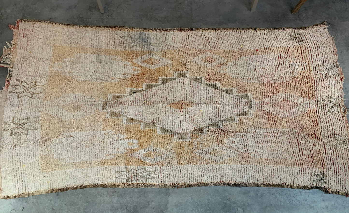 Authentic Vintage Moroccan Rug MNRG4015505 - 5’4” x 10’8”