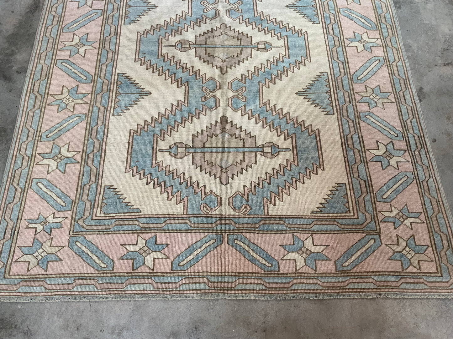 Authentic Vintage Turkish Rug TKRG4467450350 - 6'2" x 8’