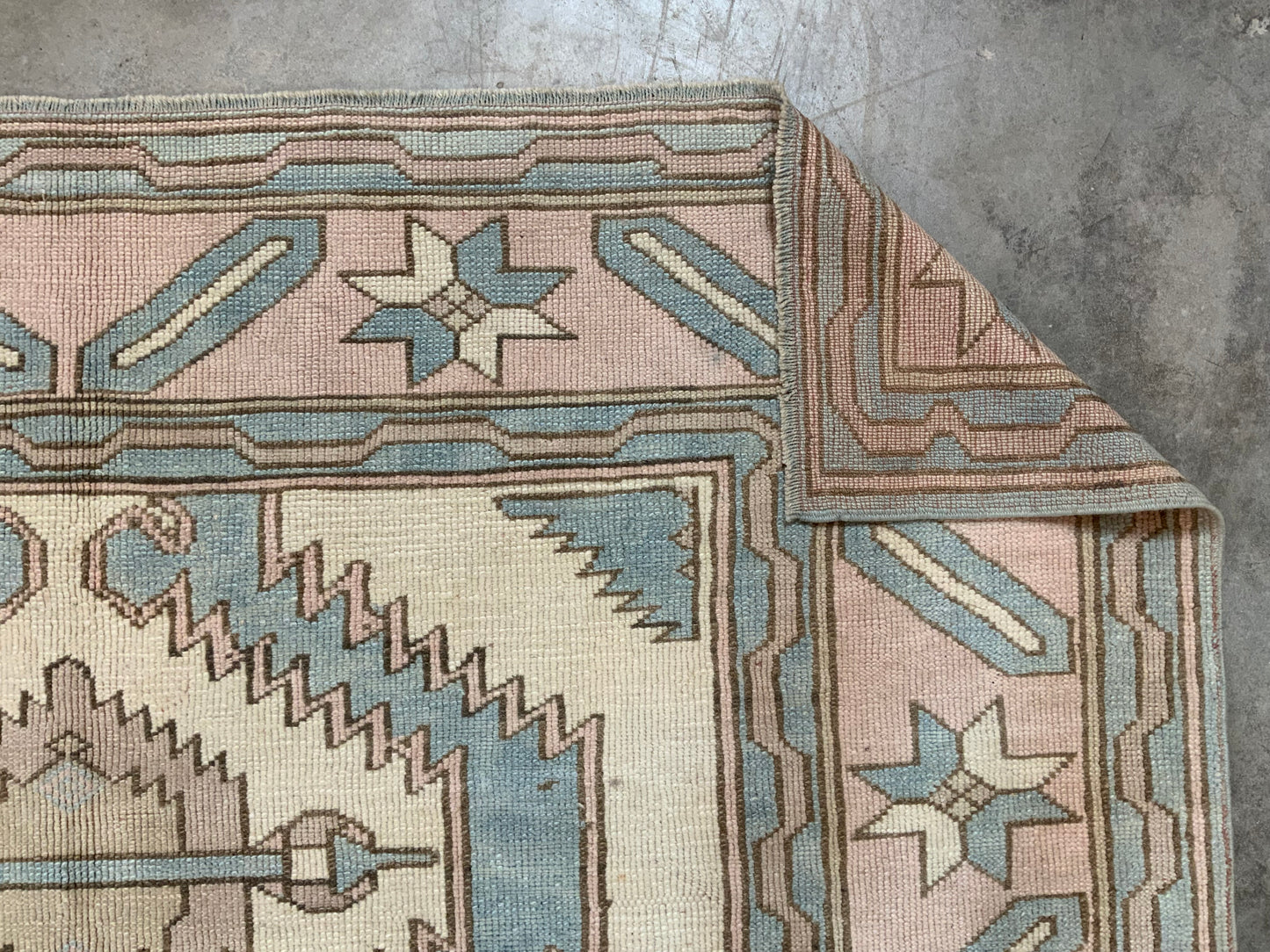 Authentic Vintage Turkish Rug TKRG4467450350 - 6'2" x 8’