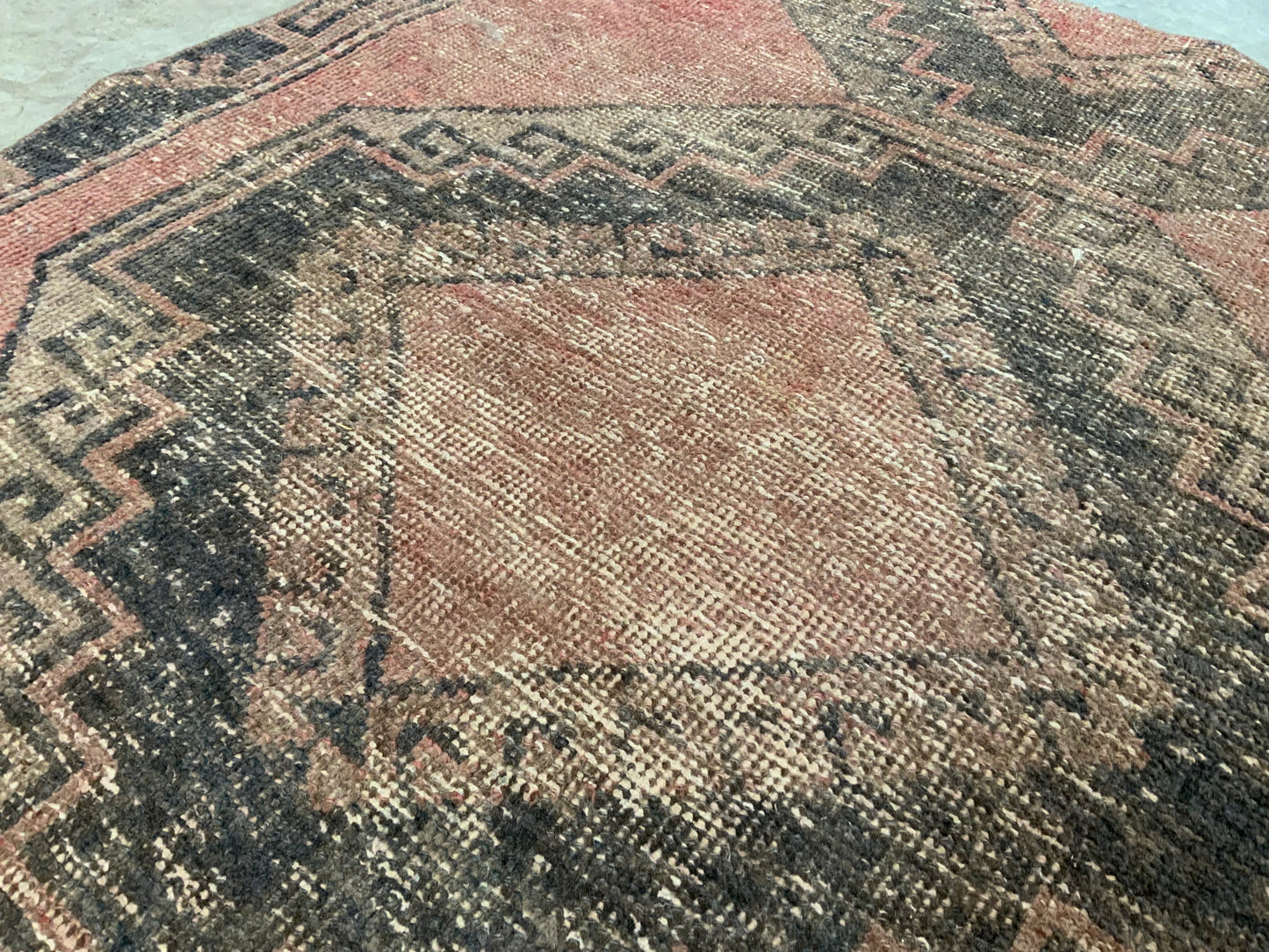 Authentic Vintage Turkish Rug TKRG9718291300 - 3'8" x 3'8”