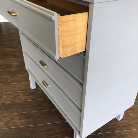 Vintage 4 Drawer MCM Chest - Mackenzie Gray