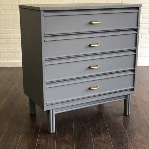 Vintage 4 Drawer MCM Chest - Mackenzie Gray