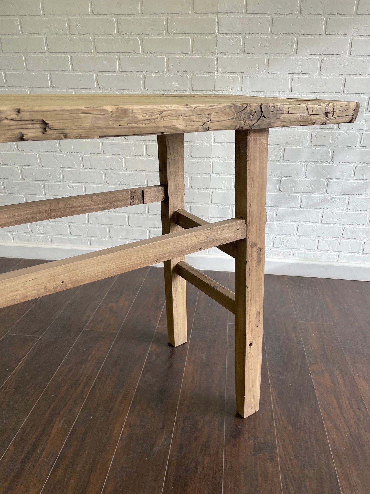 Vintage Elm Console Table
