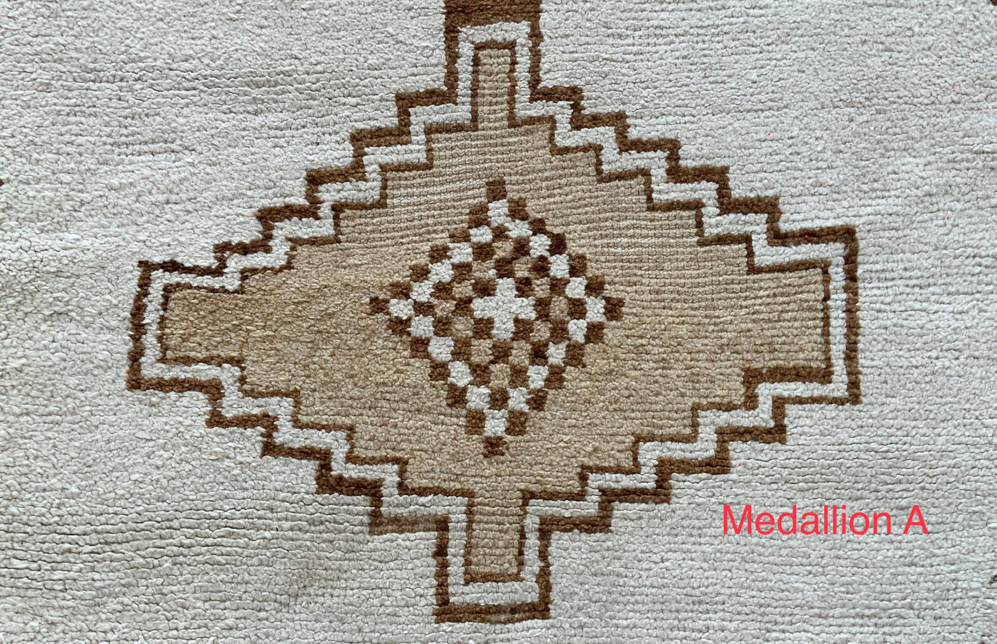 TK1002 - Customizable Vintage Rug Upholstered Ottoman - A