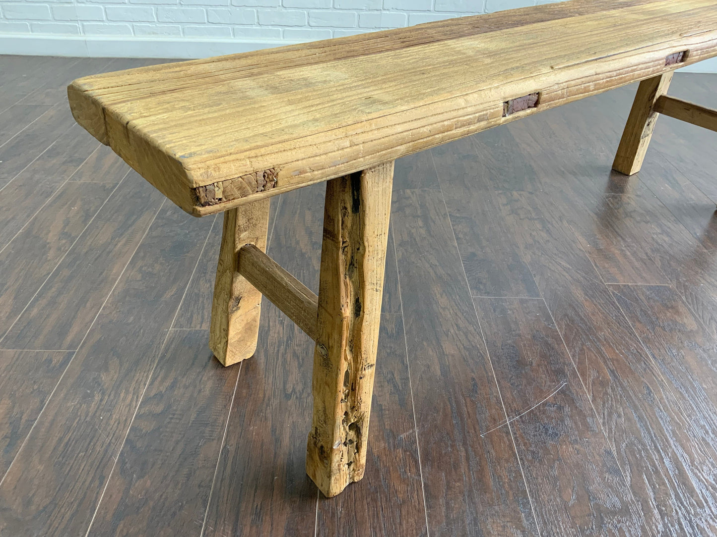 Reclaimed Elm 5’ Entryway Bench