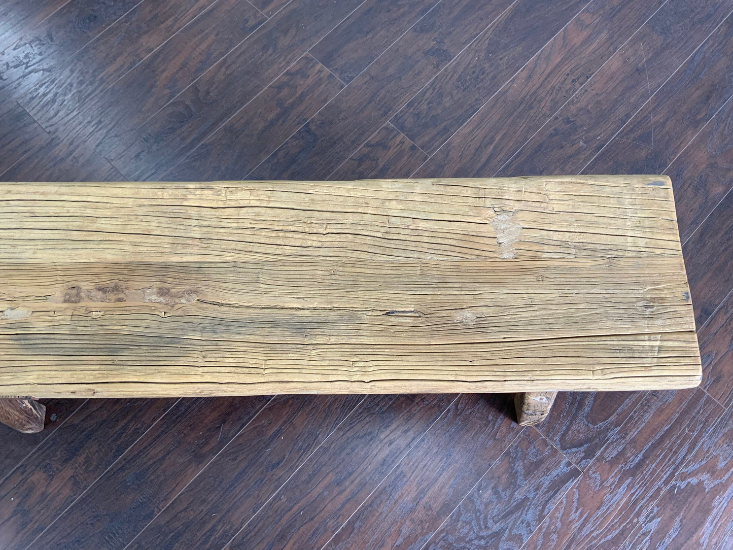 Reclaimed Elm 4’ Entryway Bench
