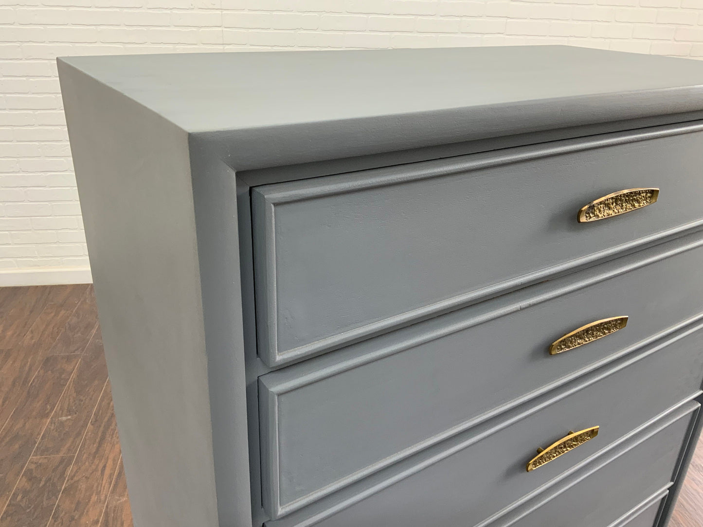 Vintage MCM Tall Chest of Drawers - Mackenzie Gray