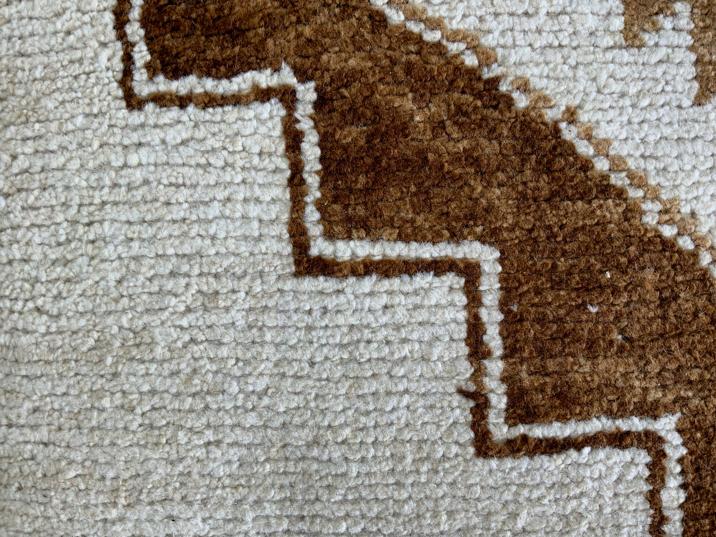 Handcrafted Vintage Rug Upholstered Ottoman XL