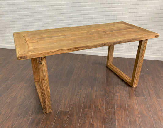 Reclaimed Elm Dining Table - Desk