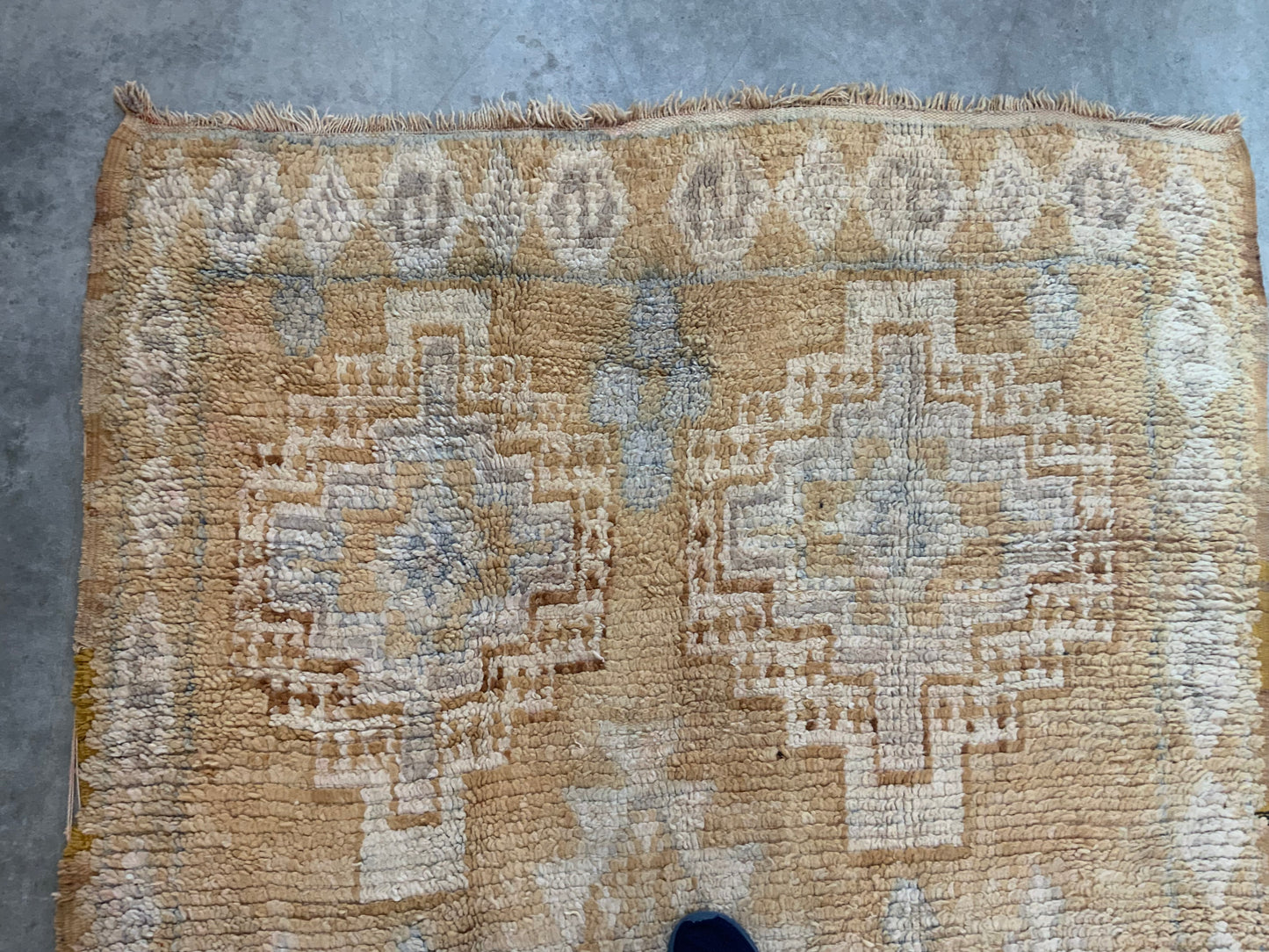 Authentic Vintage Moroccan Rug MNRG4017505 - 4’9” x 10’4”