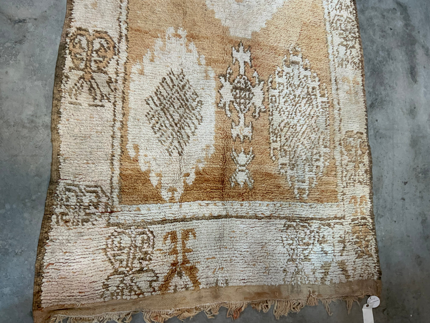 Authentic Vintage Moroccan Rug MNRG11446500 - 12'4" x 5'7"