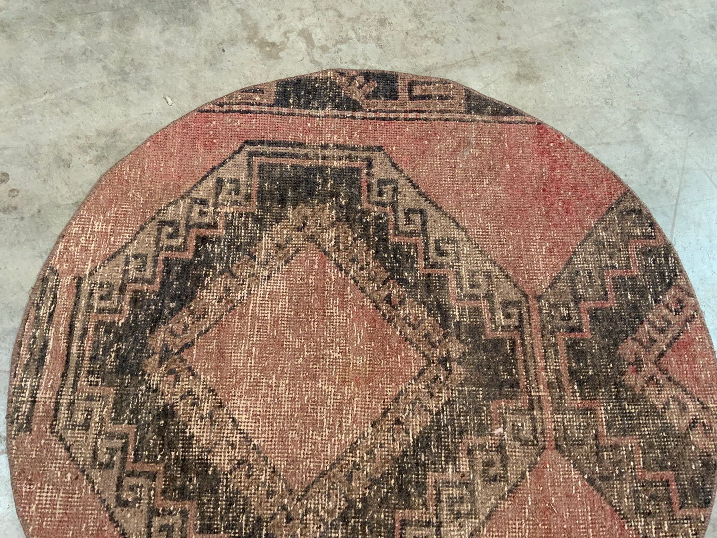 Authentic Vintage Turkish Rug TKRG9718291300 - 3'8" x 3'8”