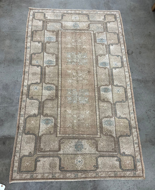 Authentic Vintage Turkish Rug TKRG15034117899 - 4’ x 6’7”