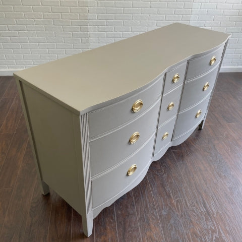 Vintage Triple Dresser - Ash Gray