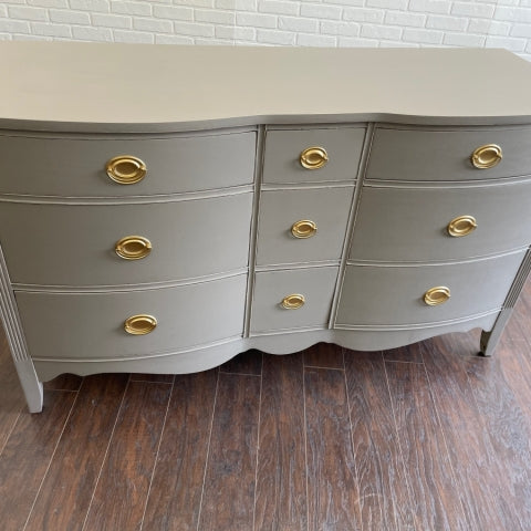 Vintage Triple Dresser - Ash Gray