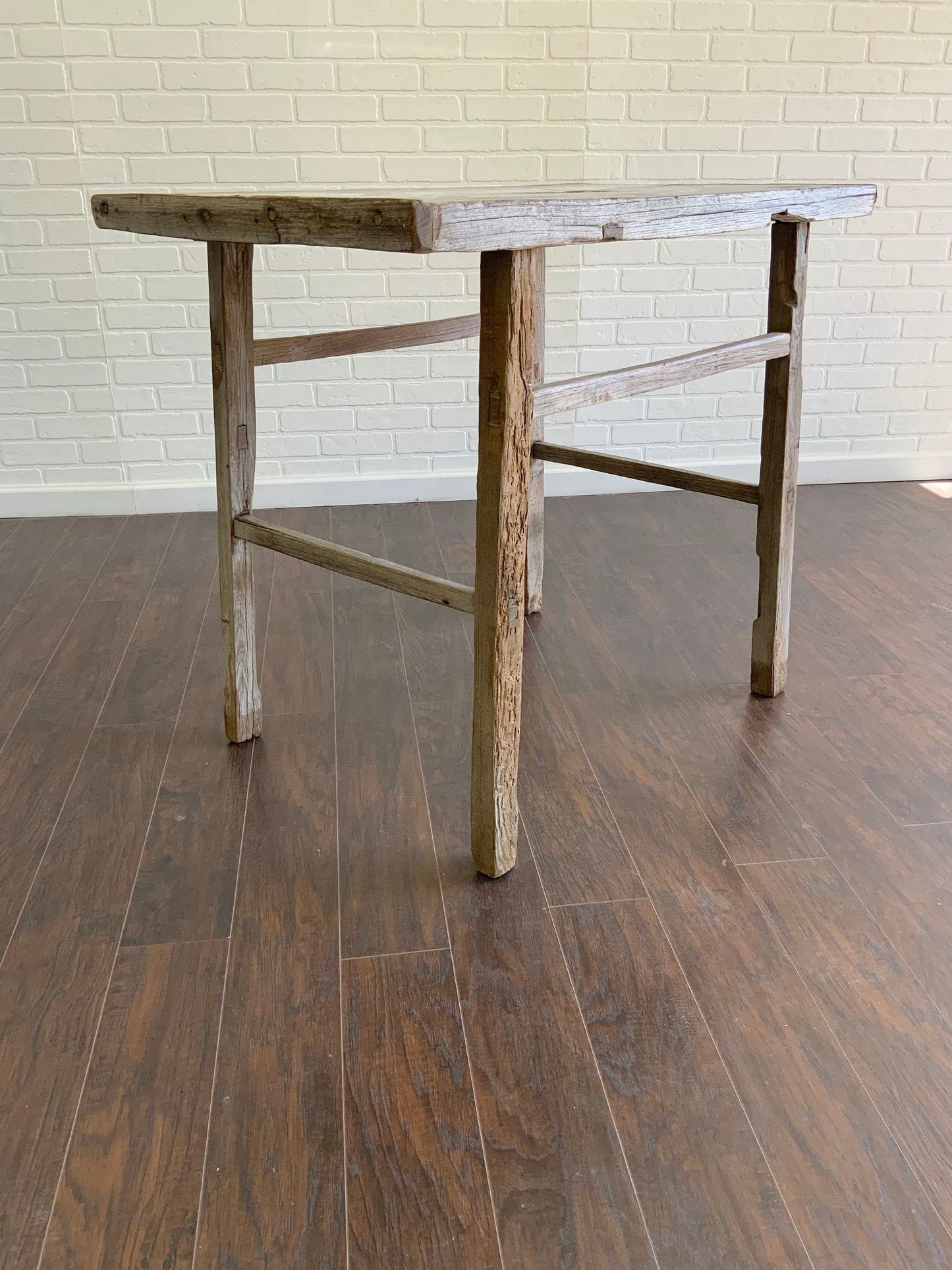 Vintage Elm Console Table