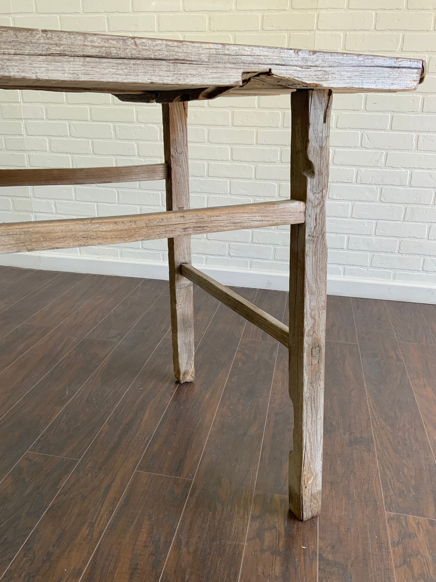 Vintage Elm Console Table
