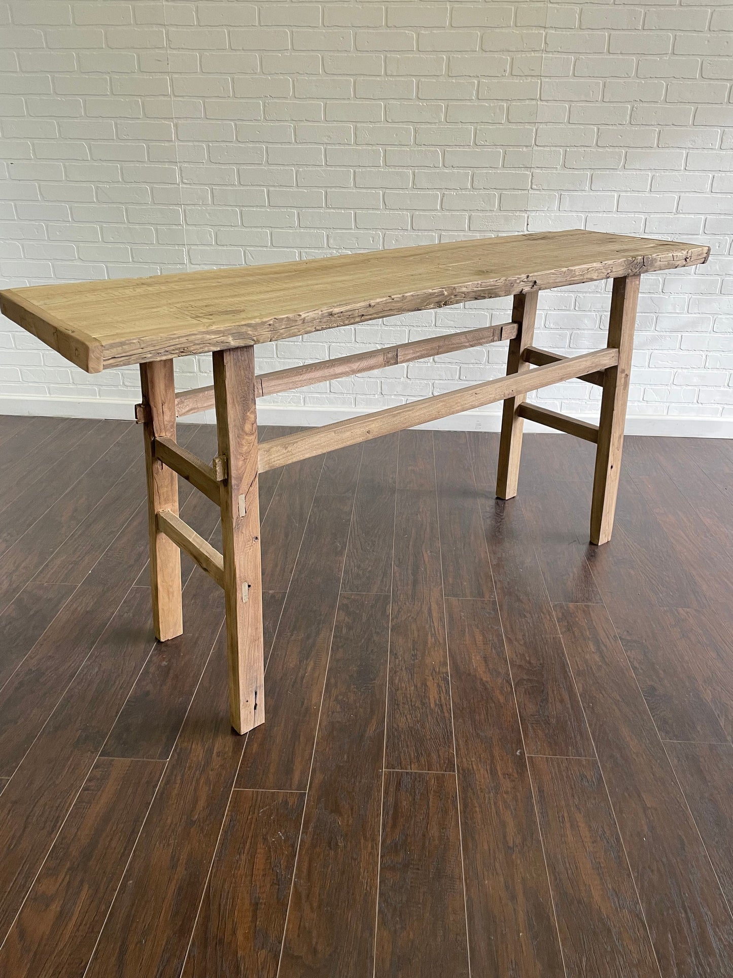 Vintage Elm Console Table