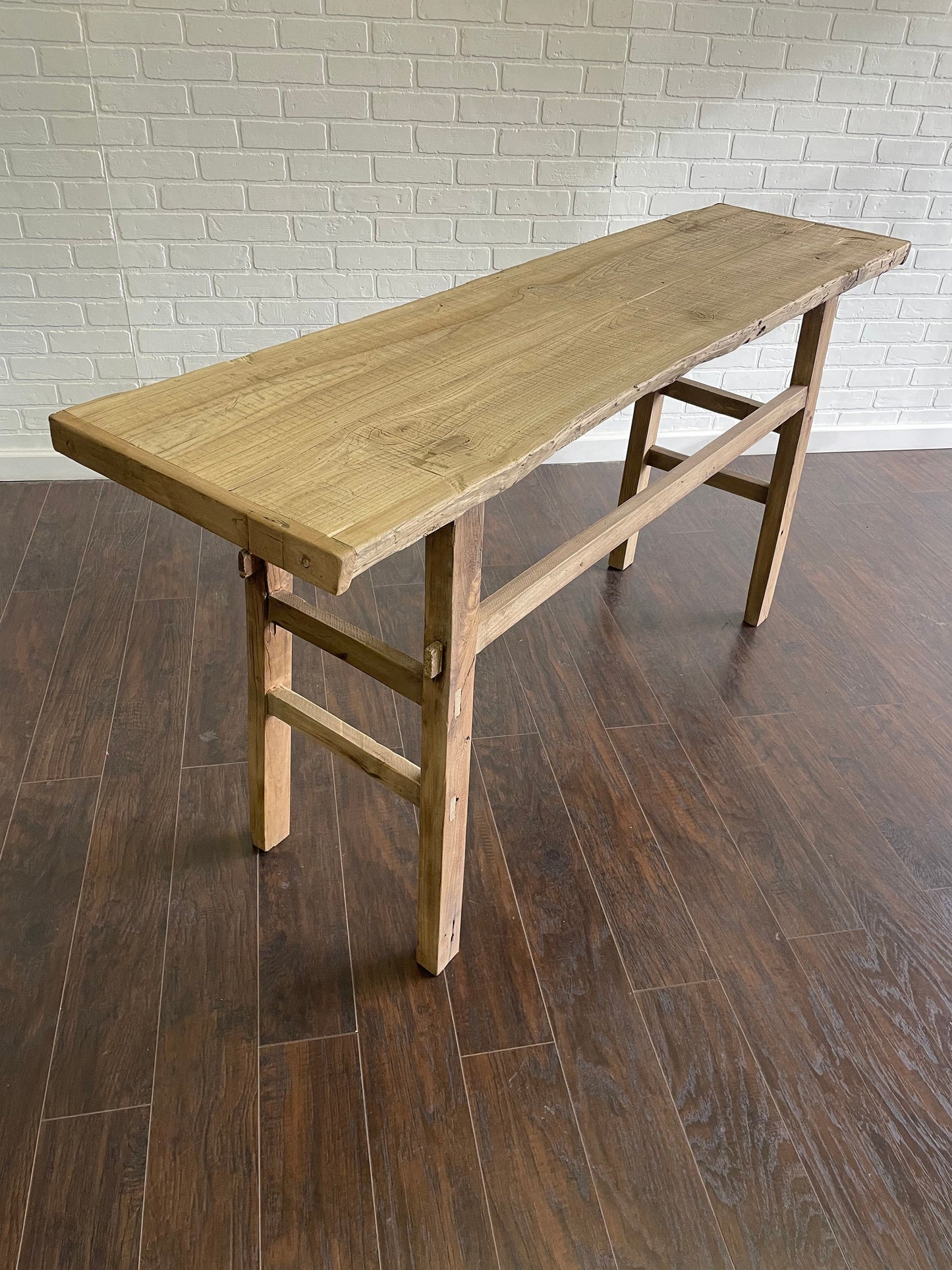 Vintage Elm Console Table