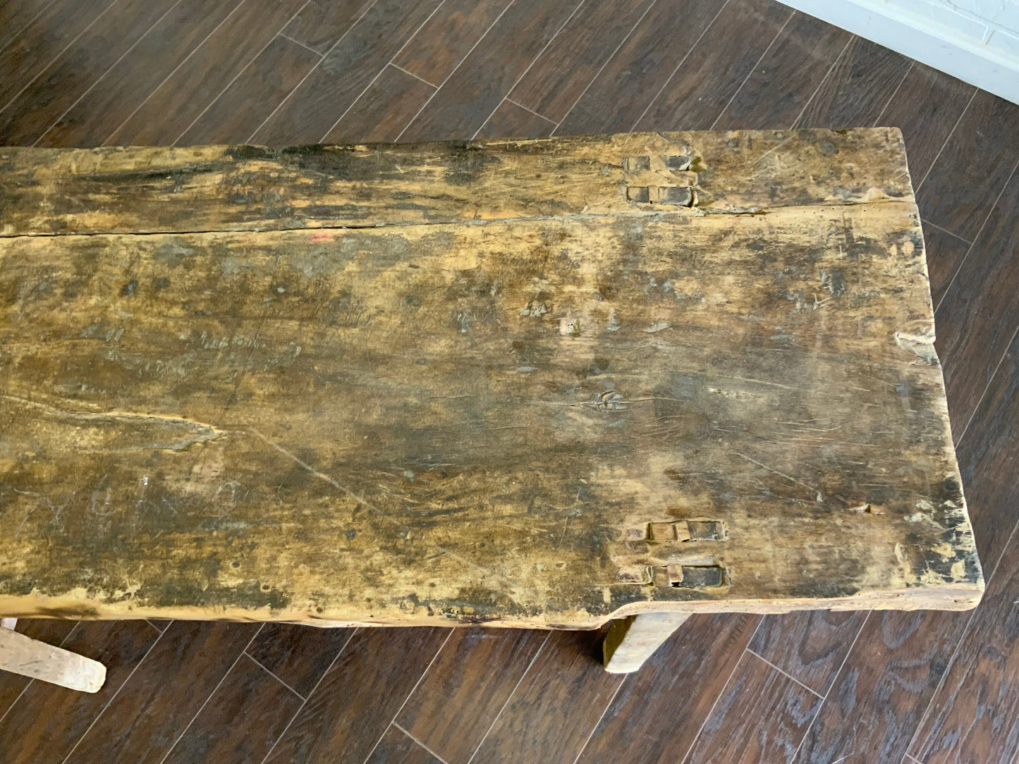 Vintage Elm Console Table