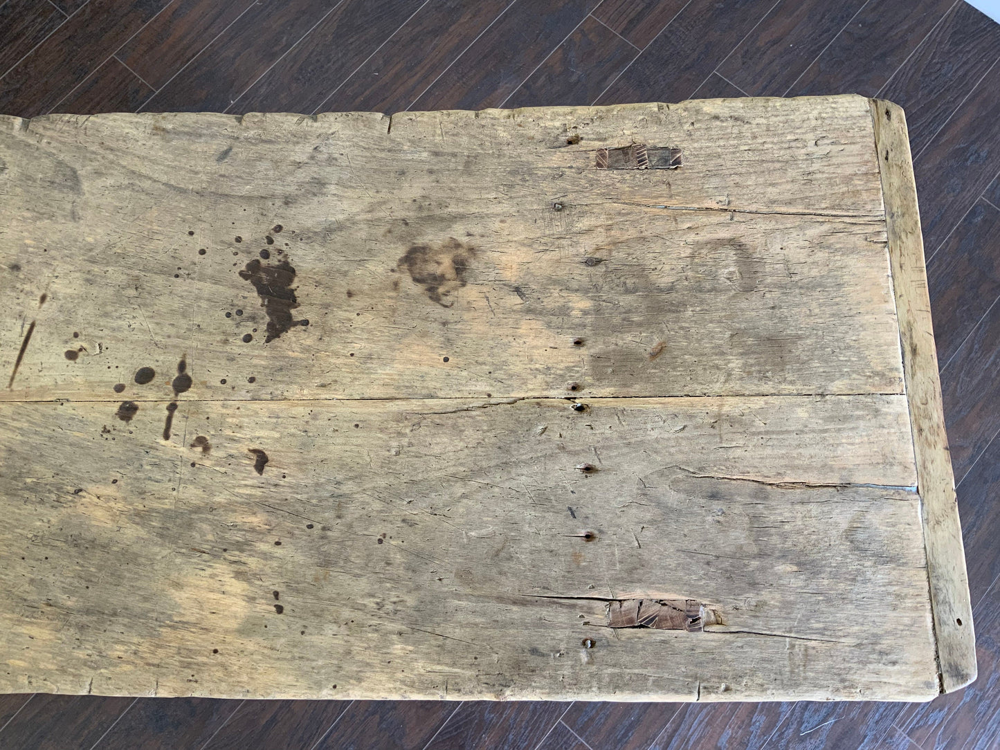 Vintage Elm Console Table