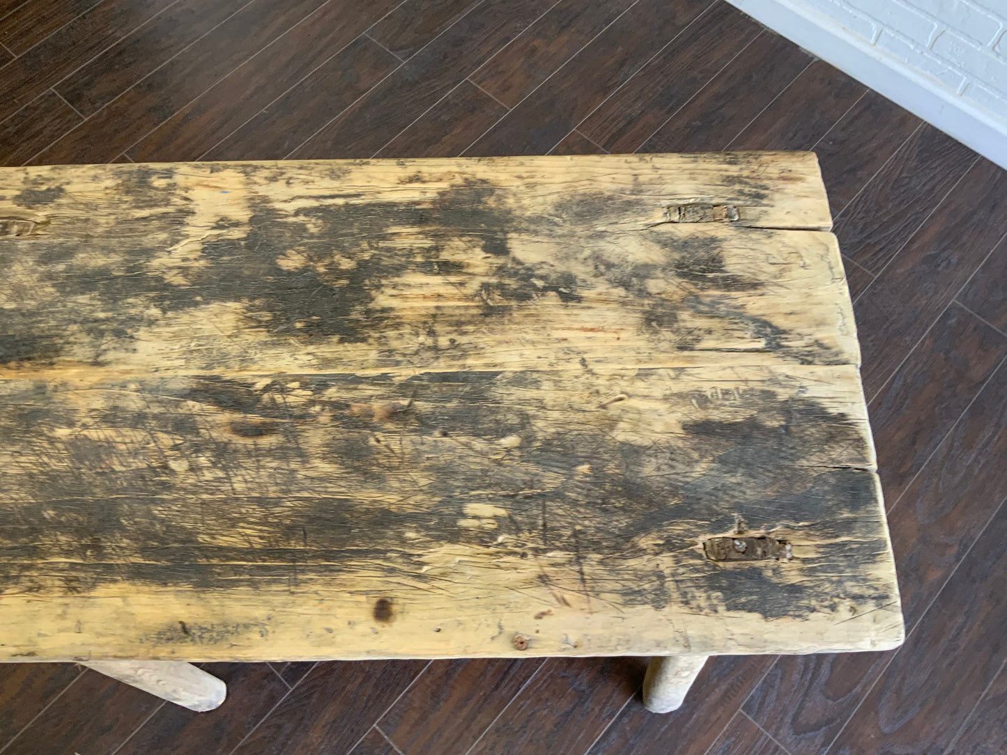 Vintage Elm Console Table