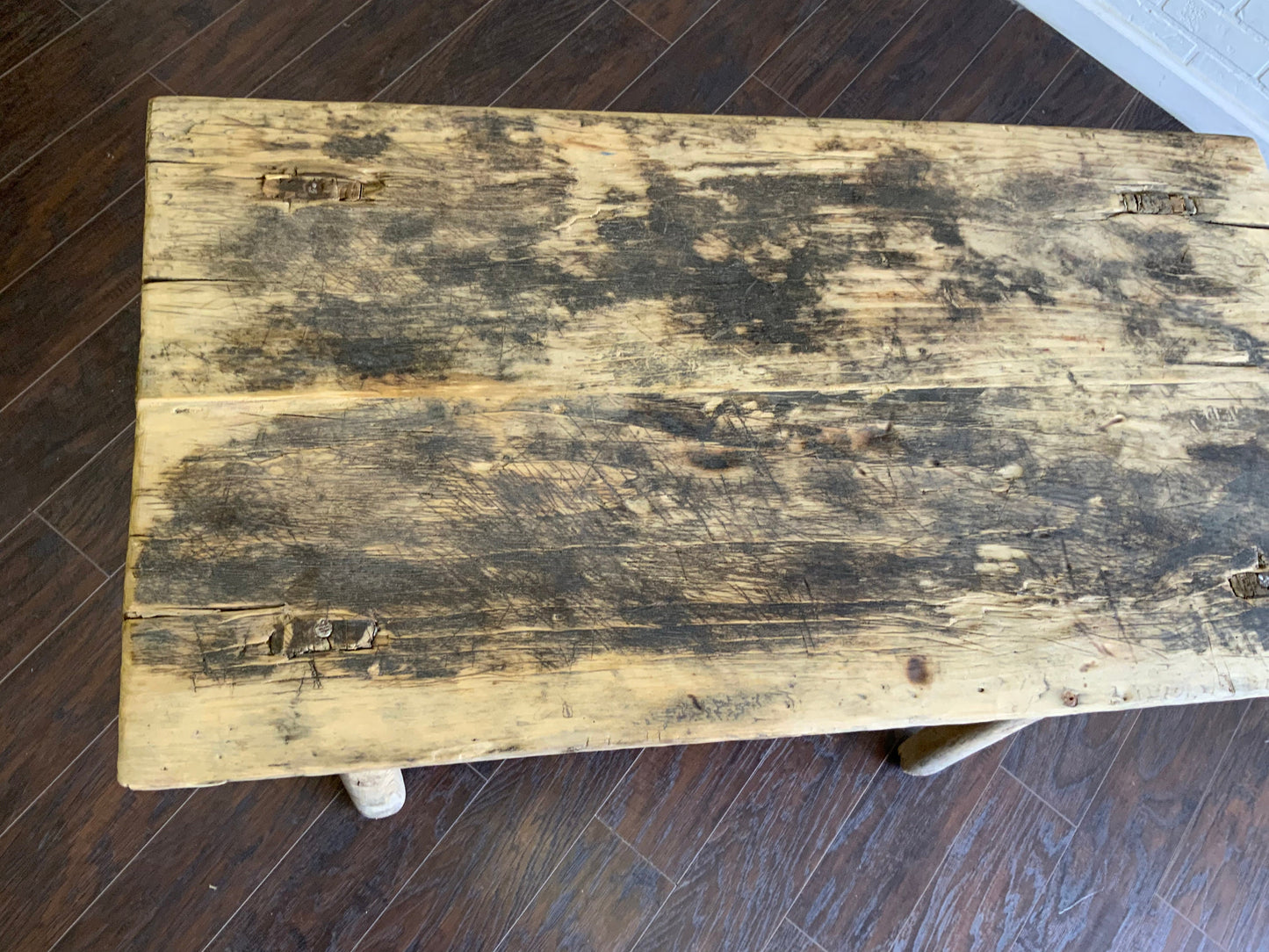 Vintage Elm Console Table