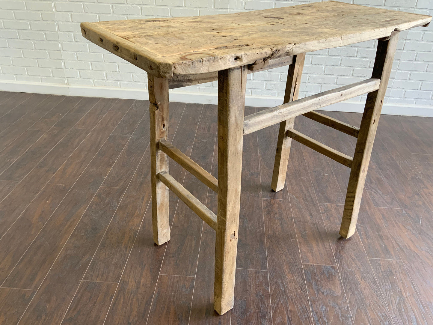 Vintage Elm Console Table