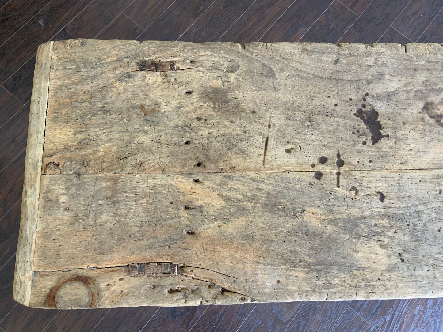 Vintage Elm Console Table