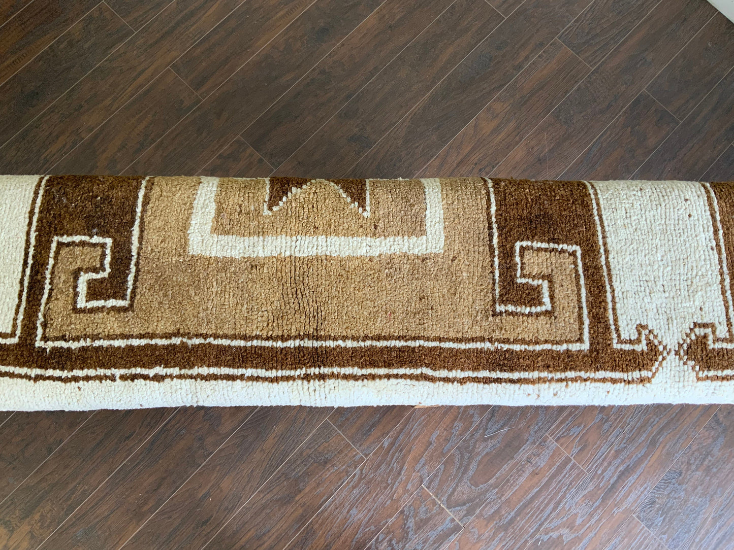XL - Vintage Rug Upholstered Wood Bench