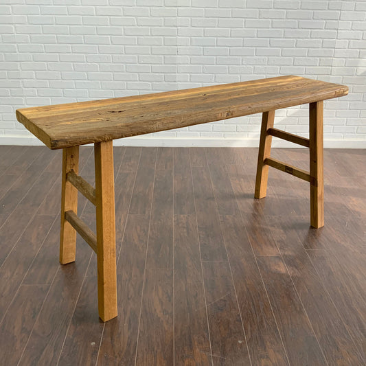 Reclaimed Elm Console Table - Sofa Table 5’