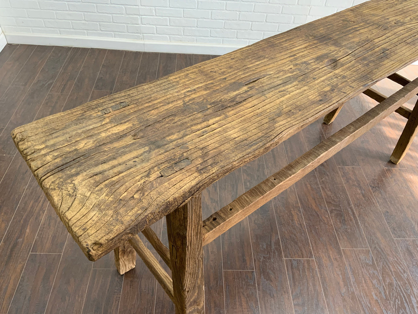 Vintage Elm Console Table - XL