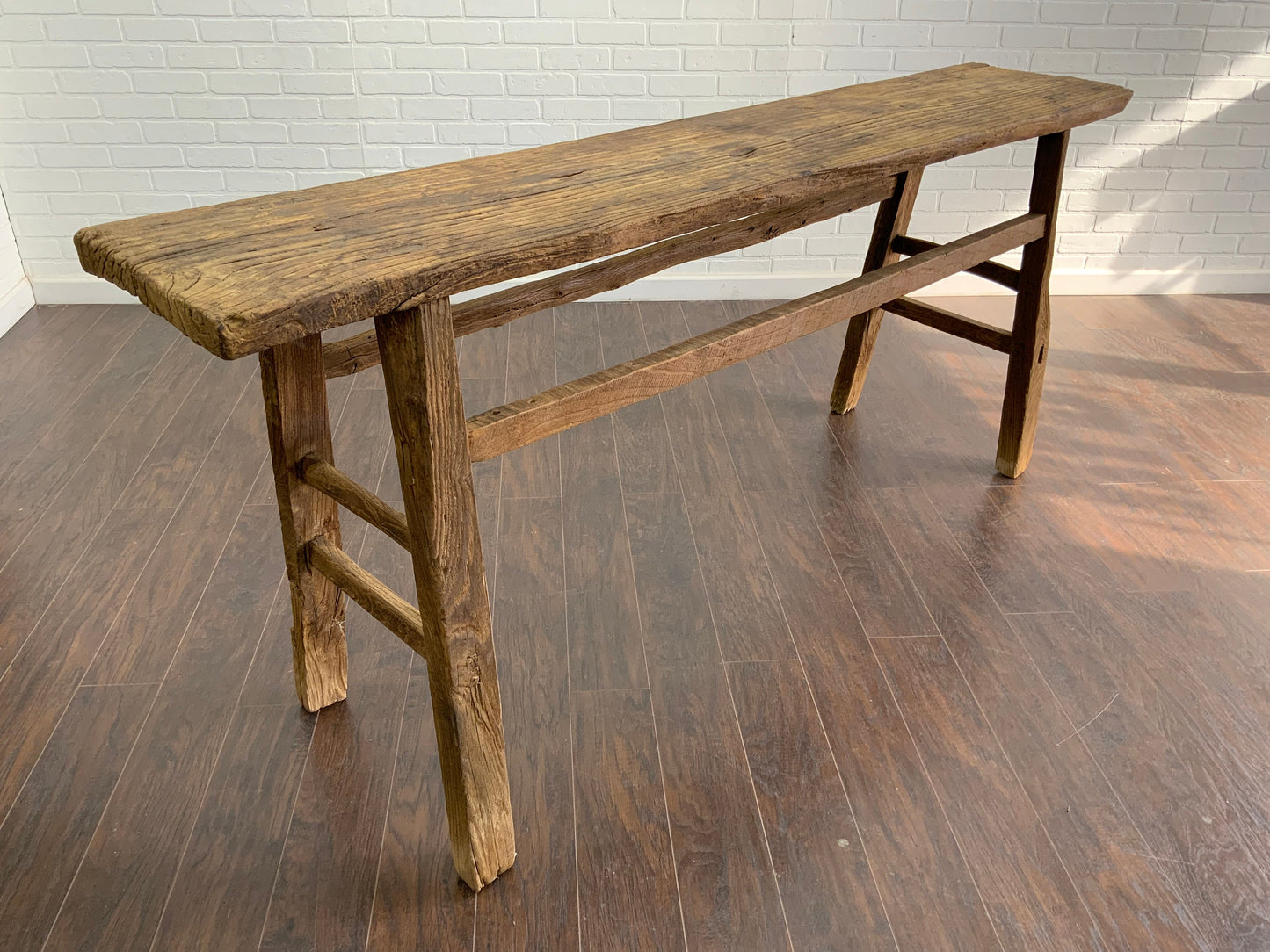 Vintage Elm Console Table - XL