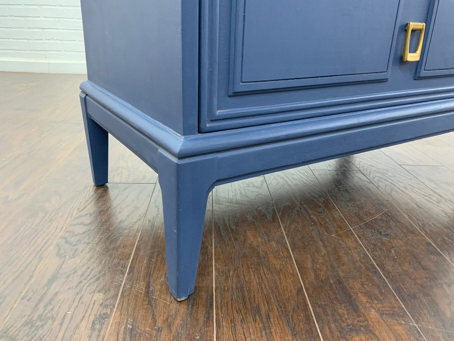 Vintage MCM Tall Chest - Cobalt Blue