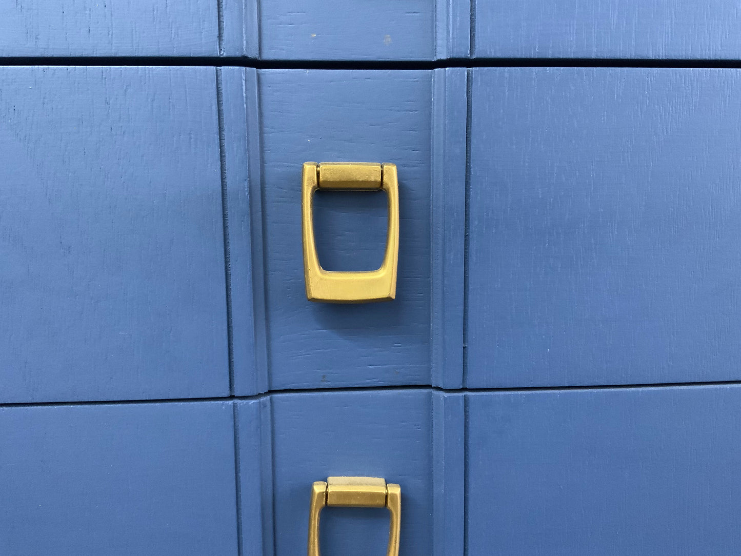 Vintage MCM Tall Chest - Cobalt Blue