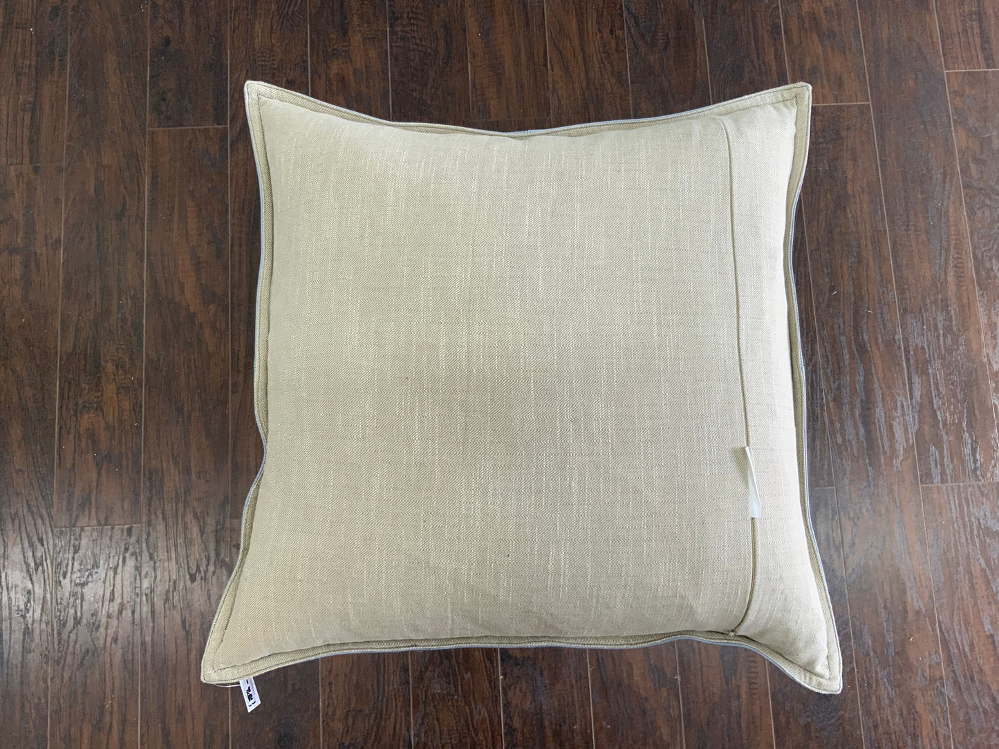 Leather Pillow - Steel Gray - 22” x 22”