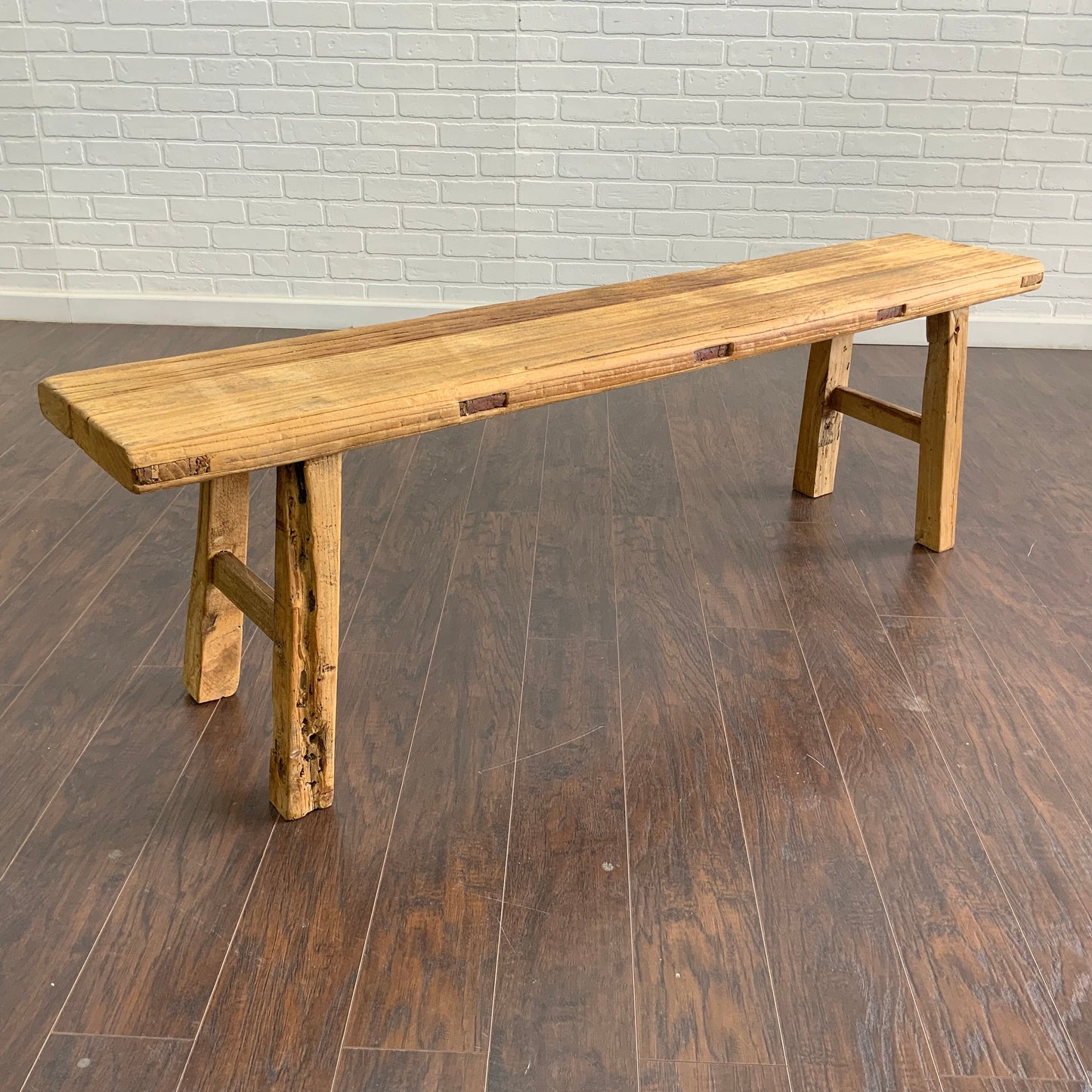 Reclaimed Elm 5’ Entryway Bench