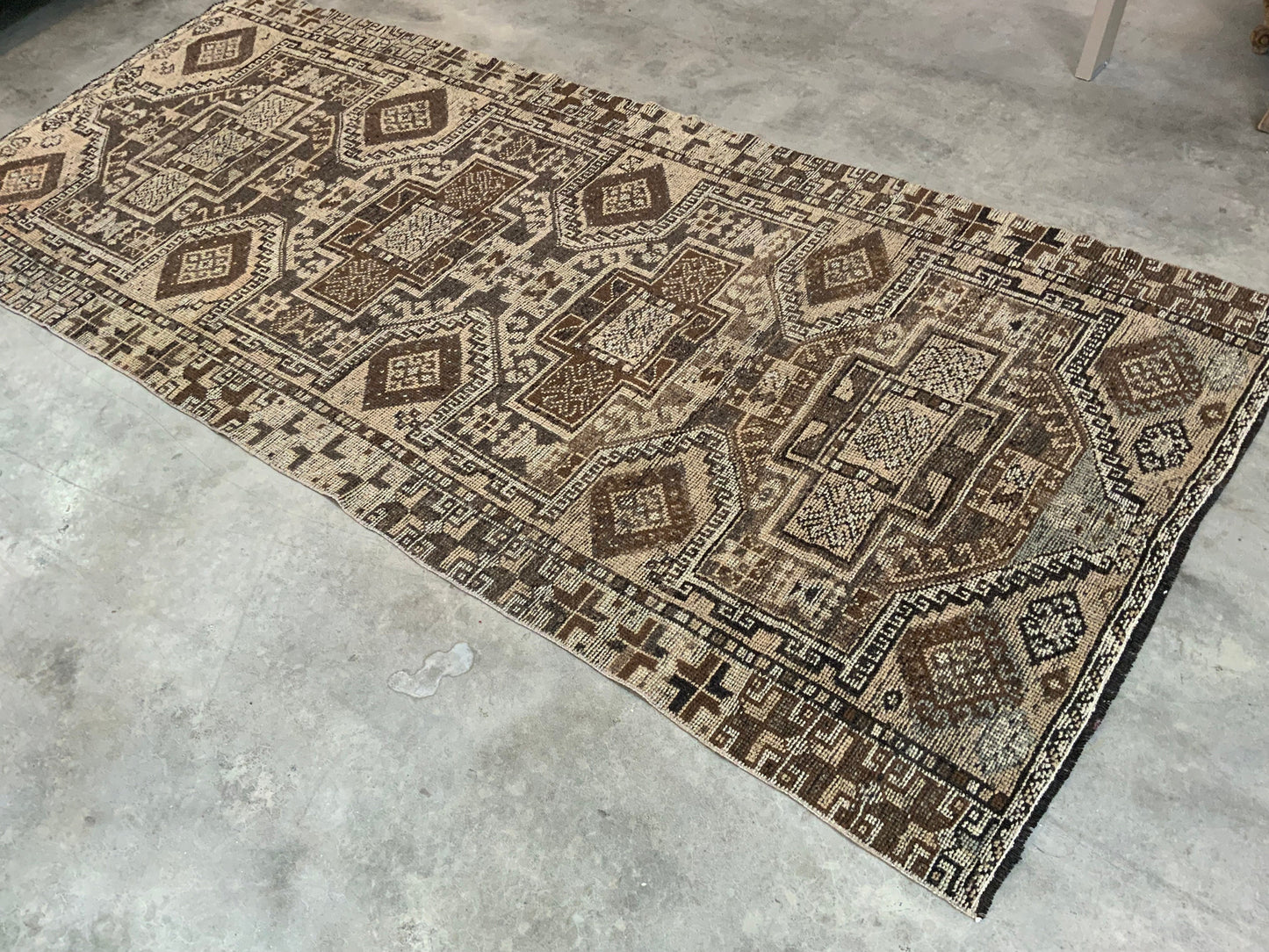 Authentic Vintage Turkish Rug TKRG77374500 - 4'4" x 10'