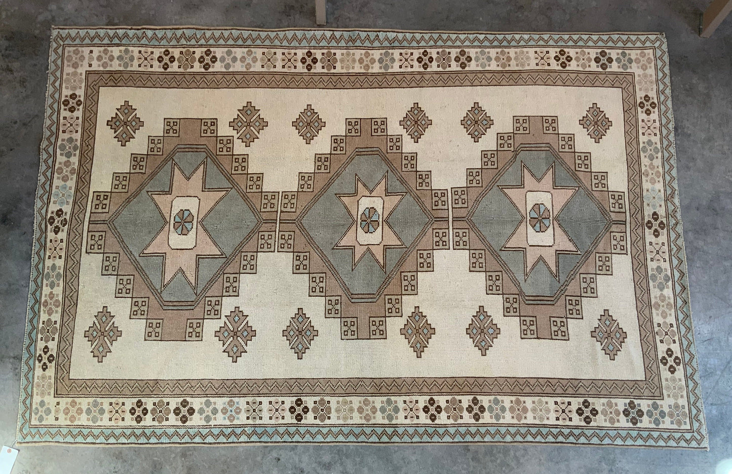 Authentic Vintage Turkish Rug TKRG11243450 - 5'3" x 8'